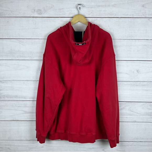 RARE Vintage Cincinnati Reds MLB Nike Center Swoosh Hoodie XL - Picture 2 of 9